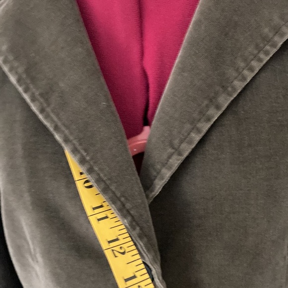 new frontier size medium corduroy lined green blazer/jacket 2 flap pockets. - Picture 6 of 12